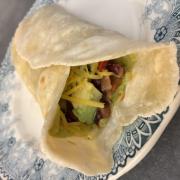 Burritos haricots rouges avocat